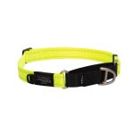 Rogz Utility Control Collar Web - Large Dayglo