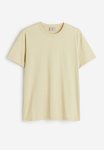 Slim Fit Pima Cotton T-Shirt - Beige