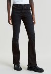 G-star Raw 3301 Flare Wmn - Worn In Black Vortex