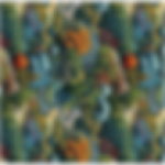 Printed Runner Van Gogh Wheat Garden Embroidery