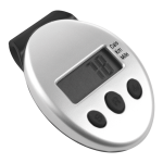 BH5521 - Pedometer With Calorie Counter Black-silver Std