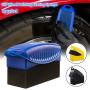 1PC Car Wheel Polishing Waxing Sponge Abs Plastics Handle Tire Cleaning Contour Dressing Applicator Pad For Detailing Accessories