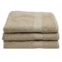 Eqyptian Collection Towel -440GSM -bath Sheet -pack Of 3 -pebble