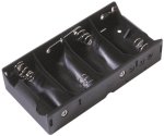 Battery Holder "d" X 4 - 4 Way "d" Bat Holder