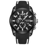 Megir 2144 Chronograph Watch - Black