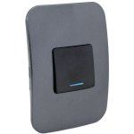 One-way Black Switch With Locator - Gun Metal - Buy Online At 7 Triple 7