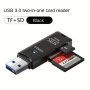 USB2.0/3.0 High Speed Transmission Multi In Ten Thousand Read Sd/tf/ms/camera Memory Card MINI Card Reader.