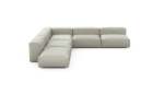 Five Module Corner Sofa - Linen - Stone - 325CM X 325CM