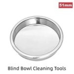 Coffee Accessories Pressurized 1 Hole Coffee Filter 51MM Cleaning Basket