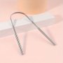 Tongue Scraper Tongue Coating Scraper Fresh Breath For Oral Care Stainless Steel Tongue Cleaners Tongue Cleaning Tools For Adults