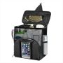College Essentials Separate Compartment Hanging Toiletry Bag Black
