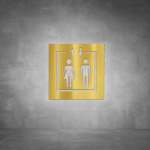 Elevator Sign D03 - Polished Brass