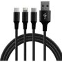 Baobab 3 -IN-1 Charging Cable Black