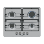 Bosch – 4 Burner Gas Hob Series 2 S steel 60CM – PGP6B5K60Z