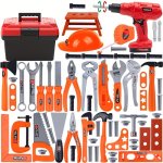 Electric Toy Drill Set: Stimulate Your Child's Imagination With This Fun Construction Studio Toy Halloween Christmas And Thanksg