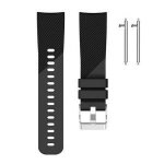 Kd Quick Release 20MM Silicone Strap – Black