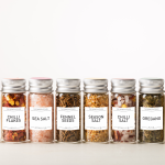 Modern Spice Labels White - Pack Of 10 40X40MM Labels