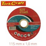 Tork Craft Cutting Disc For Stainless Steel 115X1.0X22.22MM