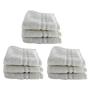 Hotel Collection Towel -520GSM -facecloth -pack Of 9 -white
