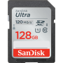 Sandisk Ultra 128GB Sdxc Memory Card 120MB/S
