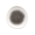 Churchill - Raku Quartz Black Organic Round Plate 21CM Set Of 12