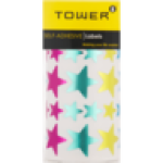 Multicoloured Metallic Self-adhesive Star Stickers 1075 Piece