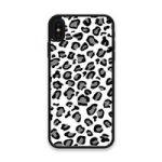 Custom Printed Tpu Cases - Apple Iphone XS Max & 39 Black And White Leopard& 39 By