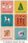 Personalised Christmas Gift Stickers - Nutcracker Colourful - Afrikaans
