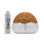Crystal Aire Natural Wood Look Air Purifier & 200ML Ocean Mist Concentrate Bundle