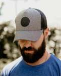 Light Grey Flexfit With Rubber Logo