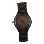 Gift Emporium Men's Fully Wooden Watch - Dark Brown