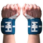 Weightlifting House Wrist Wraps Straps For Weightlifting Men And Women - Professional 18" Gym Wrist Support With Thumb Loop Stre