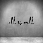 All Is Well - L 450MM Rust Coat Font 2