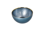 Blue & Gold Rimmed Bowl 15CM WY103