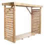 Wood Shelter Wood Storage Protection 183X239CM