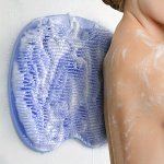 Silicone Shower Foot Scrubber & Massager - Non-slip Exfoliating Cushion For Improved Circulation & Clean Feet - Perfect Bathroom