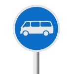 Mini-buses Only Road Sign R119