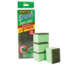 Addis Heavy Duty Sponge Scoures 4PK