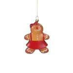 Clay Gingerbread Girl Hanging Ornament 5.4X2X9CM