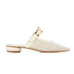 Slip-on Buckle Flats -off White