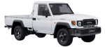 Toyota Land Cruiser Pickup 79 Single Cab 4.2D 4.5D V8 2.8GD6 2024-DATE Cotton Canvas Seat Covers