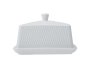White Basics Diamonds Butter Dish