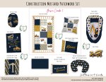 Cot Duvet Bedding Construction Mustard Patchwork Set