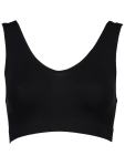 Black Seamless Bra - L Black