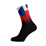 Czech Republic Flag Socks - Small Black