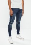 Mjn-viking Rip & Repair Biker - Dark Blue