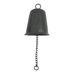 Habitatpotch Dark Rustic Bell With Chain 10CM