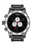 Nixon 51-30 Chrono Men's Watch - Black White Gunmetal