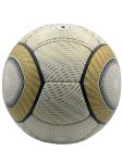 2010 South Africa World Cup Soccer Ball Golden Jo'bulani Replica Collectible Hand-stitched Final Match Football Size 5 White & G