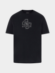 Guess Mens Short Sleeve Basic Quattro G T-Shirt In Black - Black 2XL